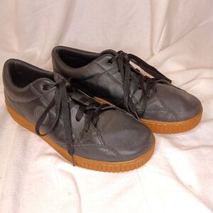 AIRWALK mens Camino Low top Black Skater vegan sneakers shoes sz 11